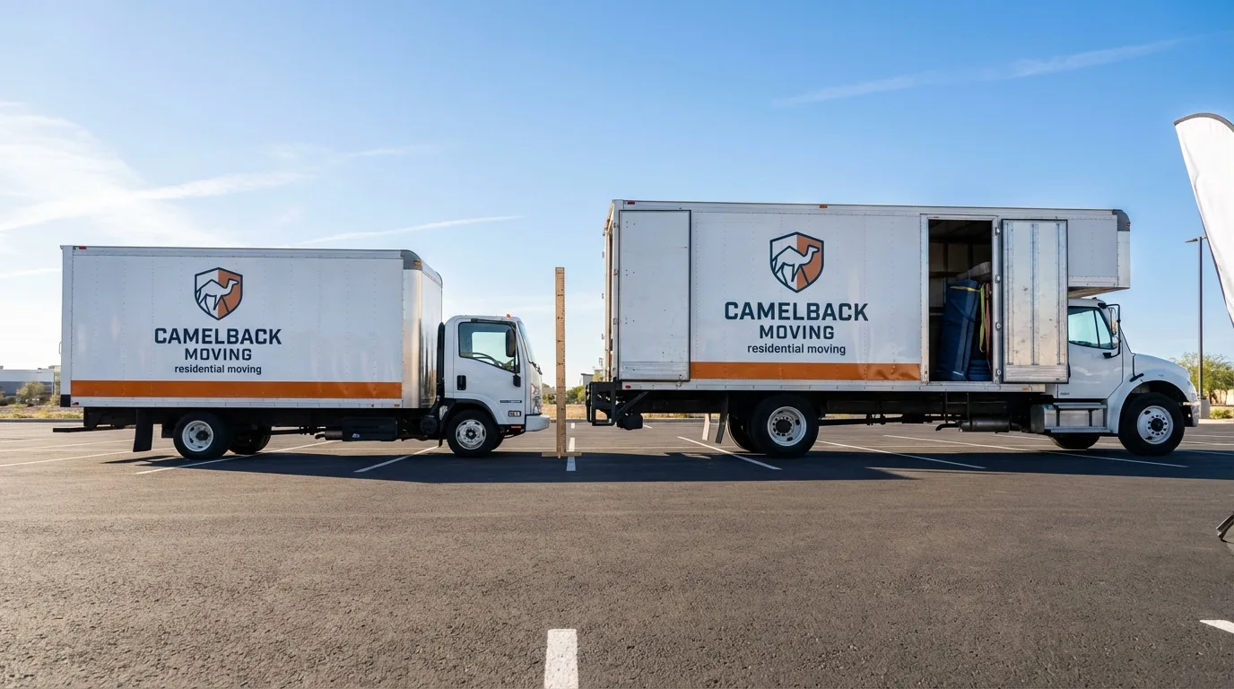 Moving truck size capacity guide in Melrose Park